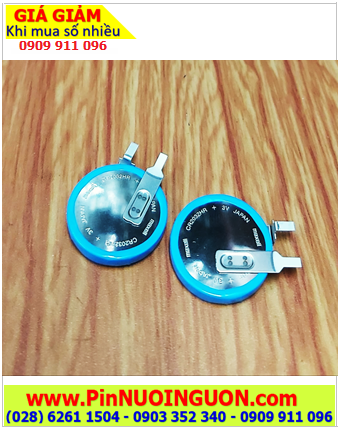 Maxell CR2032HR, Pin 3v lithium Maxell CR2032HR (2 chân thép -Loại pin chịu được Nhiệt độ cao) chính hãng /Xuất xứ Indonesia